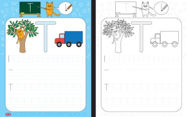 Alfabe izleme çalışma sayfası