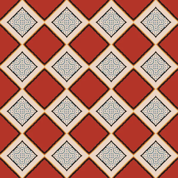 Seamless illustrated pattern — Stock Vector