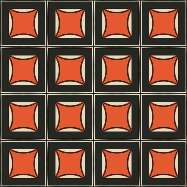 Sömlös illustrerade mönster — Stock vektor
