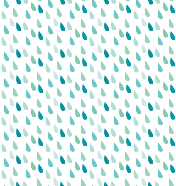 Seamless rain pattern — Stock Vector