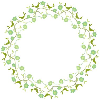 Resimli dekoratif daire