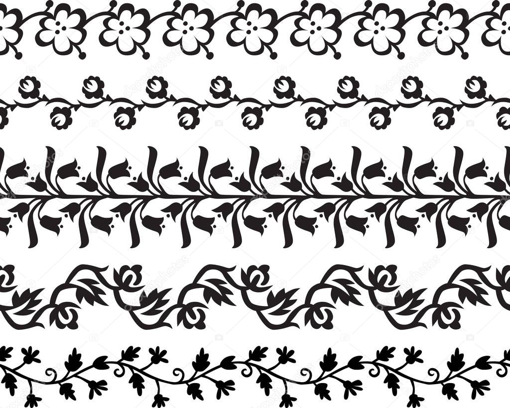 Bordes decorativos — Vector de stock © nahhan #154607992