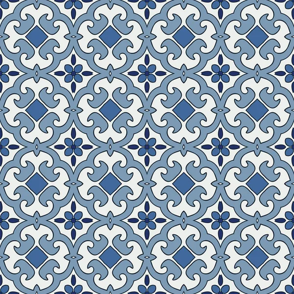 Azulejos portugueses ilustrados — Vetor de Stock