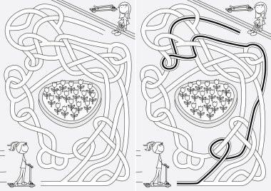 mutlu çocuklar labirent