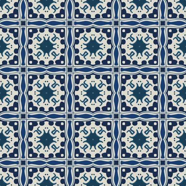 Azulejos portugueses ilustrados — Vetor de Stock