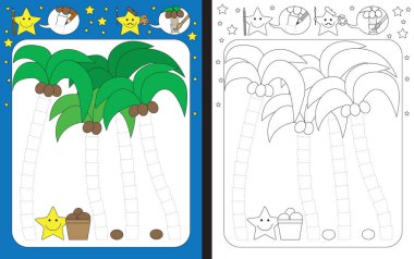 Resimli okul öncesi çalışma