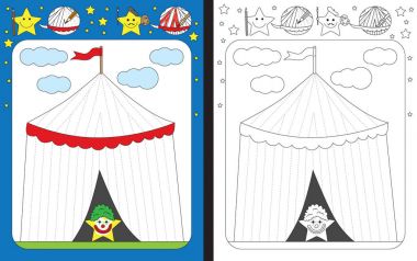 Resimli okul öncesi çalışma