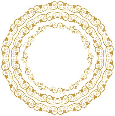 Dekoratif çiçek daireler