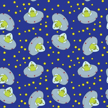 Sorunsuz uzaylılar desen