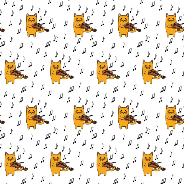 Küçük kedi seamless modeli