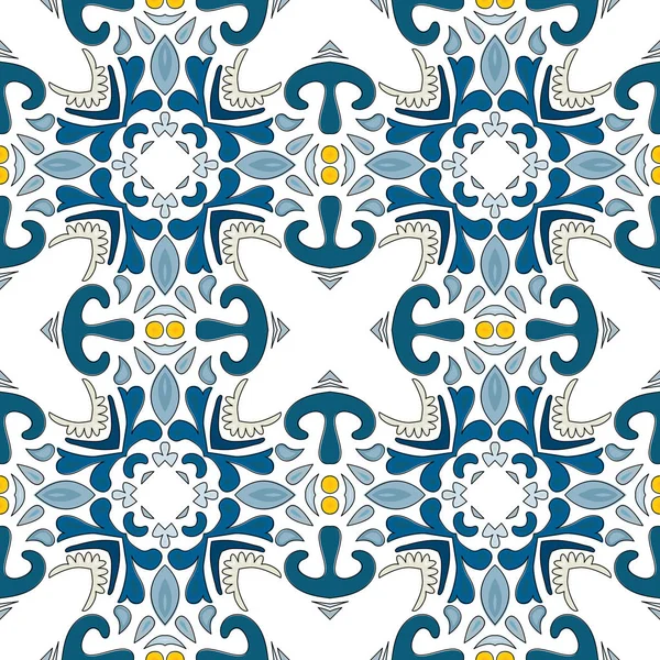 Azulejos portugueses ilustrados — Vetor de Stock