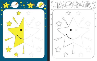 Resimli okul öncesi çalışma