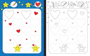 Resimli okul öncesi çalışma