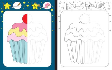 Resimli okul öncesi çalışma