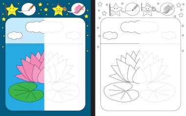 Resimli okul öncesi çalışma