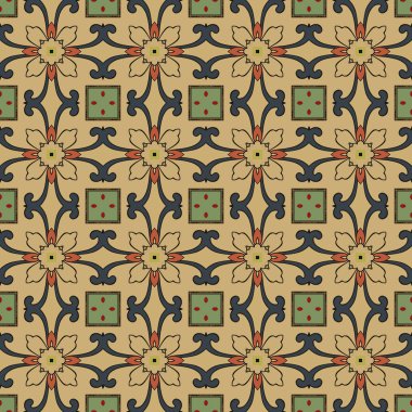 Dikişsiz resimli desen