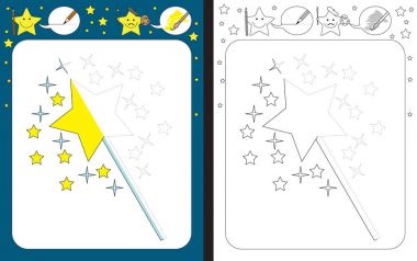 Resimli okul öncesi çalışma