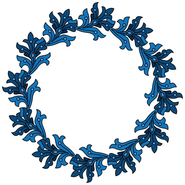 Decoratieve illstrated cirkel — Stockvector