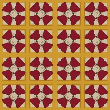 Dikişsiz resimli desen