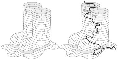 Lastik çizmeler labirent