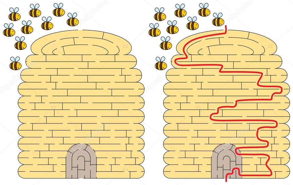 Beehive maze