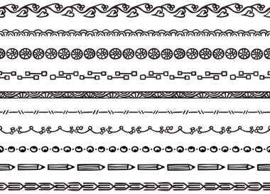 Resimli kesintisiz Kenarlıklar