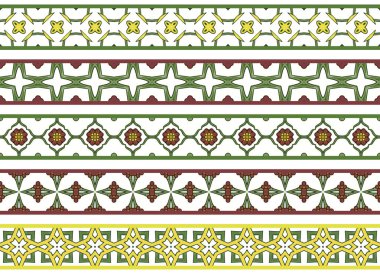 Sorunsuz dekoratif sınırları