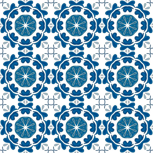 Portuguese tiles — Stock Vector