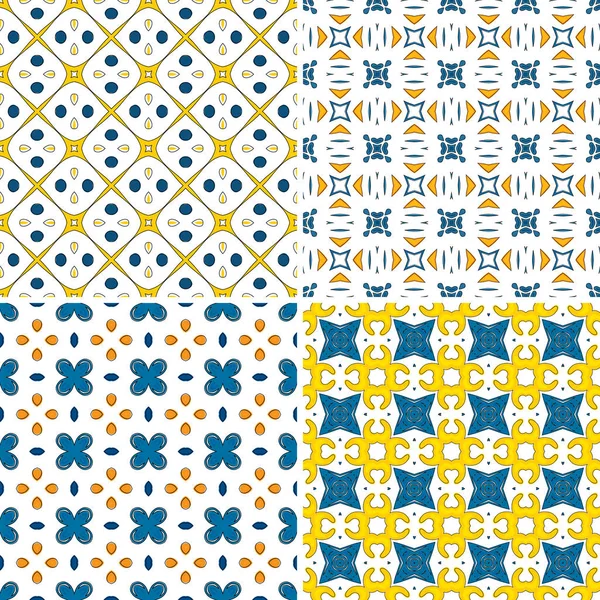 Azulejos portugueses — Vetor de Stock