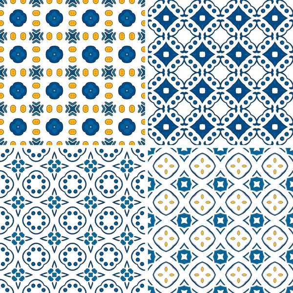 Azulejos portugueses — Vetor de Stock