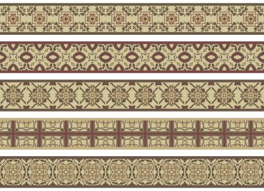 Sorunsuz dekoratif sınırları