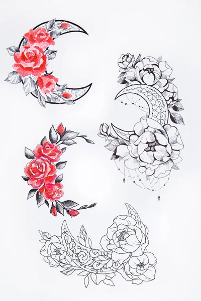 Dibujo luna tattoo fotos de stock, imágenes de Dibujo luna tattoo sin royalties | Depositphotos Dibujo luna tattoo fotos de stock, imágenes de Dibujo luna tattoo sin royalties | Depositphotos