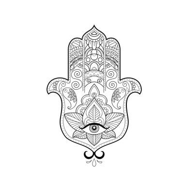 Beyaz zemin üzerinde bir güzel Hamza bir kroki.