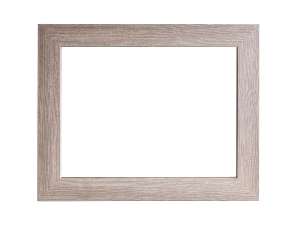 Grote geïsoleerde houten mock up frame — Stockfoto