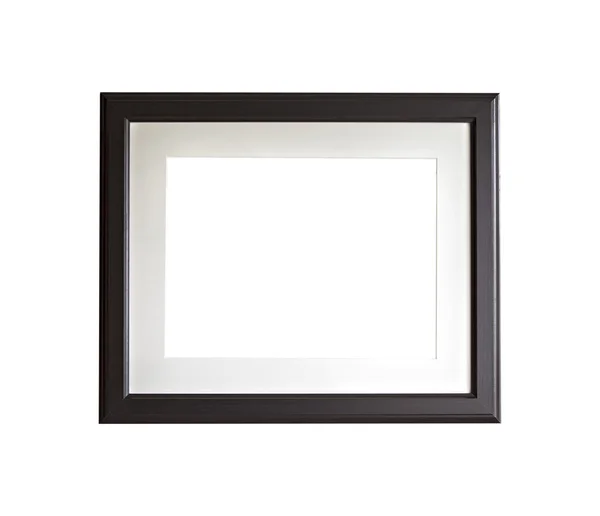 Isolated black frame mock up — Stock Photo, Image