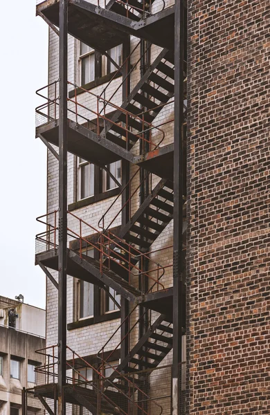 Old factory staircase — Stock Photo, Image