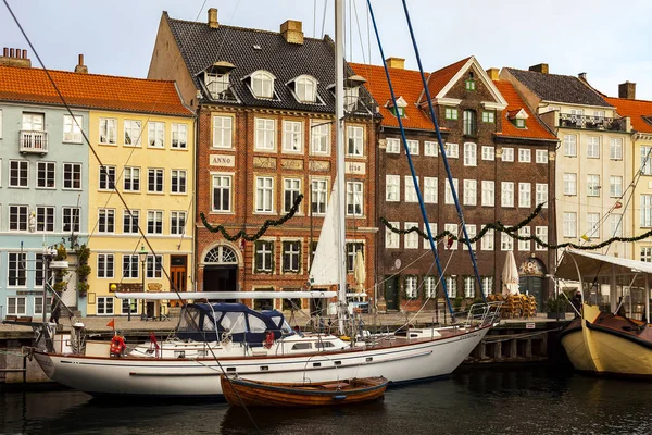 Kopenhag Nyhavn alan — Stok fotoğraf