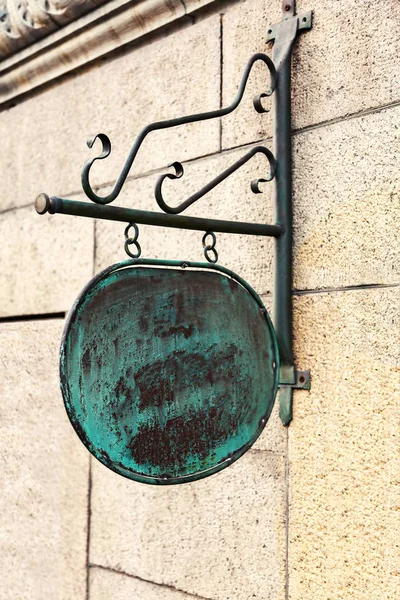 Vintage copper sign — Stock Photo, Image