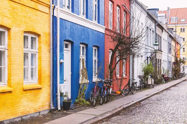 Барвисті вулиця Копенгагена — стокове фото