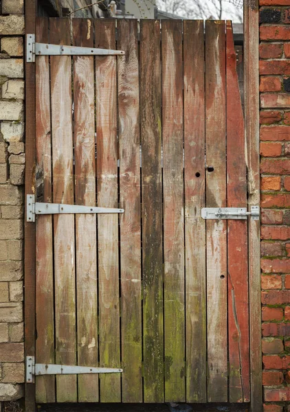 Weathered garden gate — Stock Photo, Image