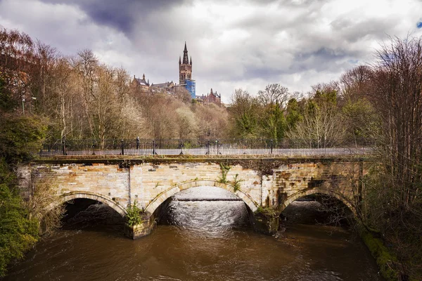 Vecchio ponte a piedi di Glasgow — Foto Stock