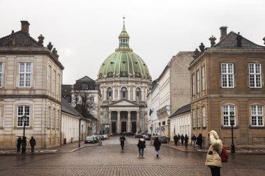 Amalienborg Kalesi ve mermer Kilisesi