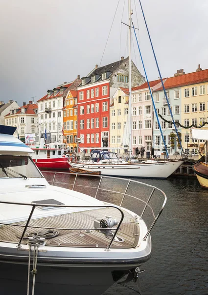 Zona di Copenhagen Nyhavn — Foto Stock