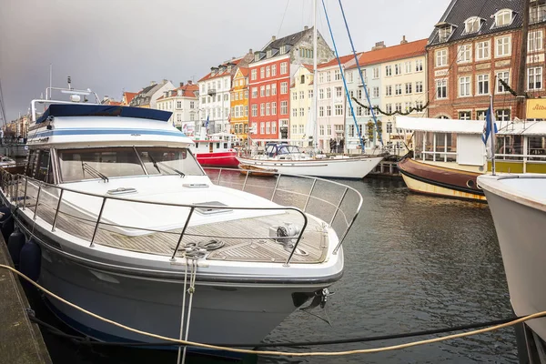 Copenhagen Nyhavn harbour district — Stock Photo, Image