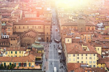 Via Rizzoli street Bologna