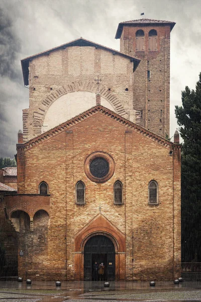 Bir yağmurlu günde Santo Stefano Kilisesi — Stok fotoğraf