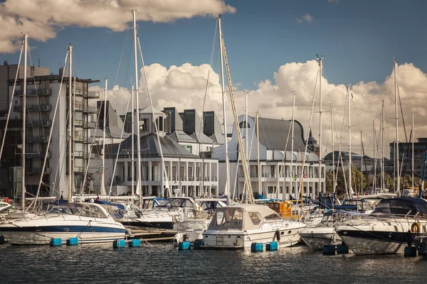 Helsingborg sea port — Stock Photo, Image