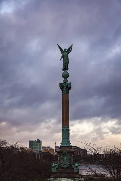Copenhagen city column — Stock Photo, Image