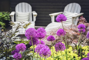 Garden lounge furniture clipart