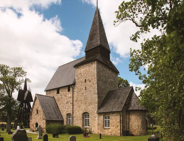 Feindbild Kirche Schweden — Stockfoto